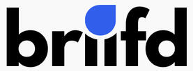 logo briifd logo grey background